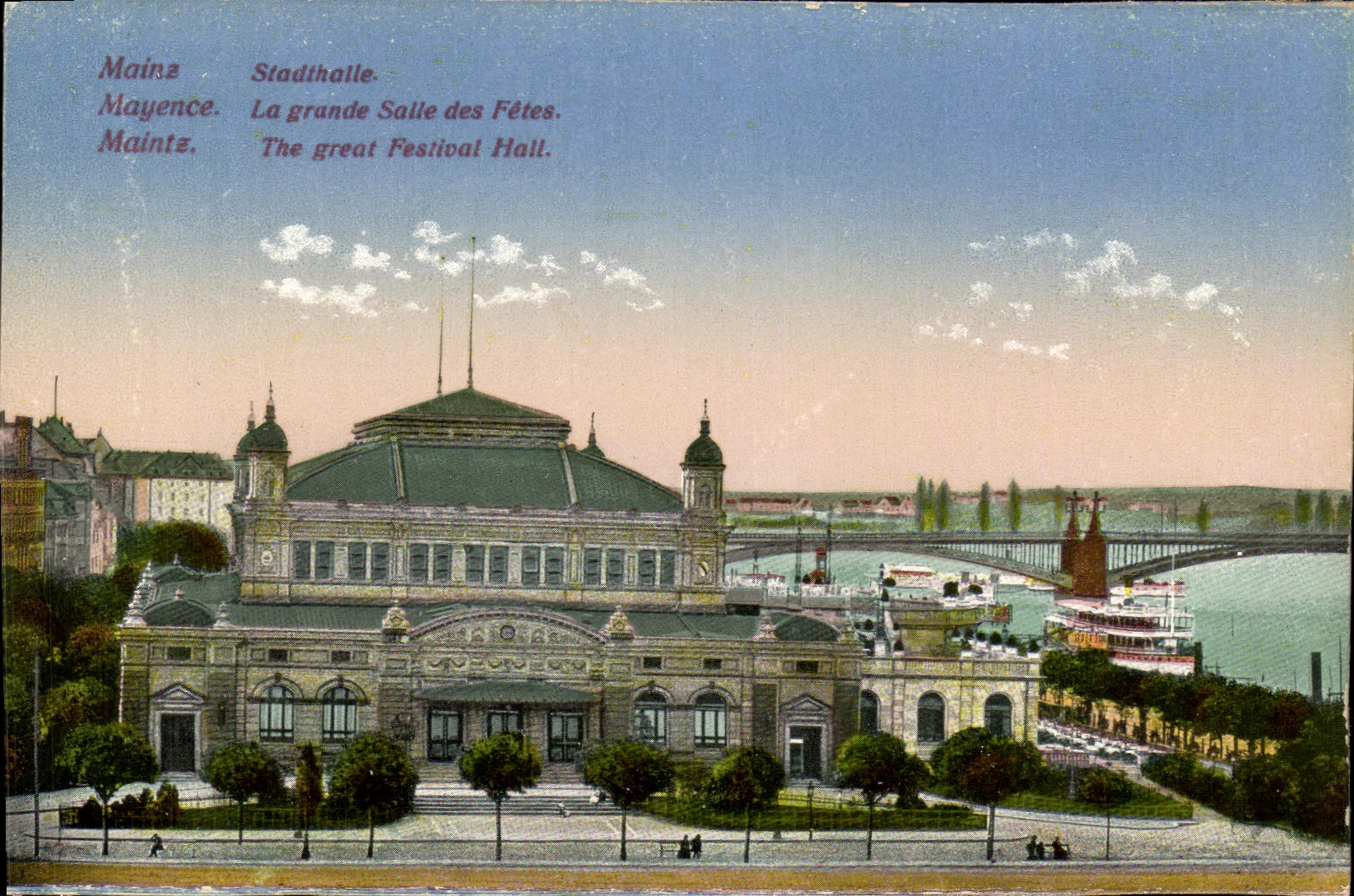 CPA Mayence La Grande Salle des Fetes