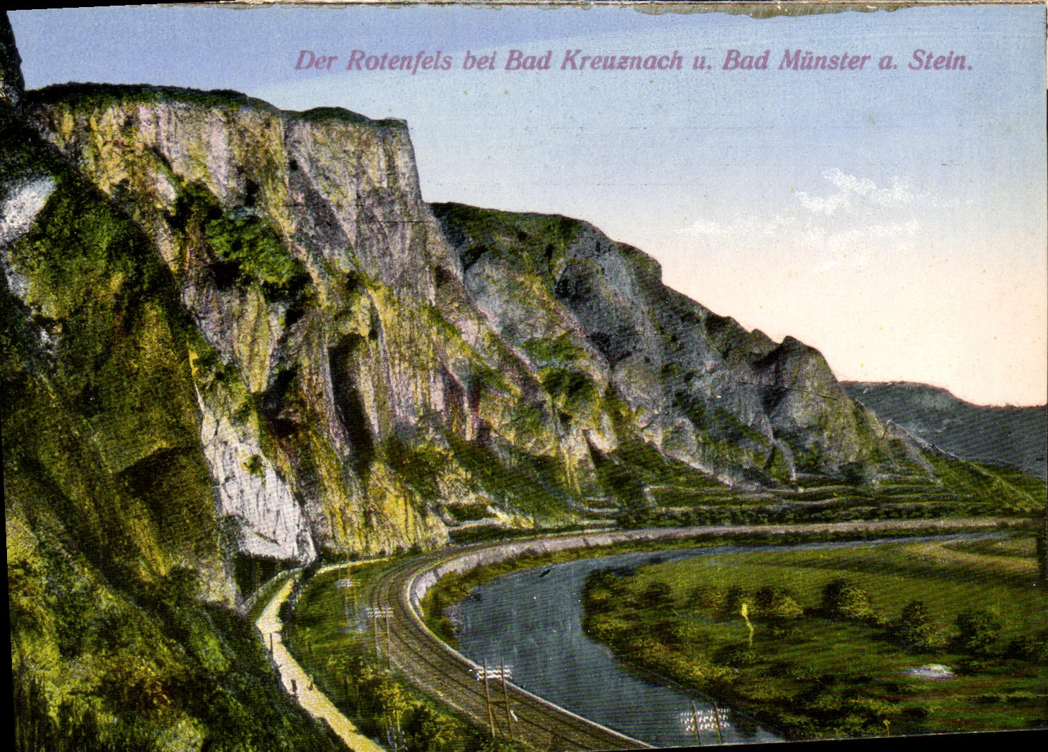 CPA Die Rotenfels bei Bad Kreuznach u Bad Munster a Stein