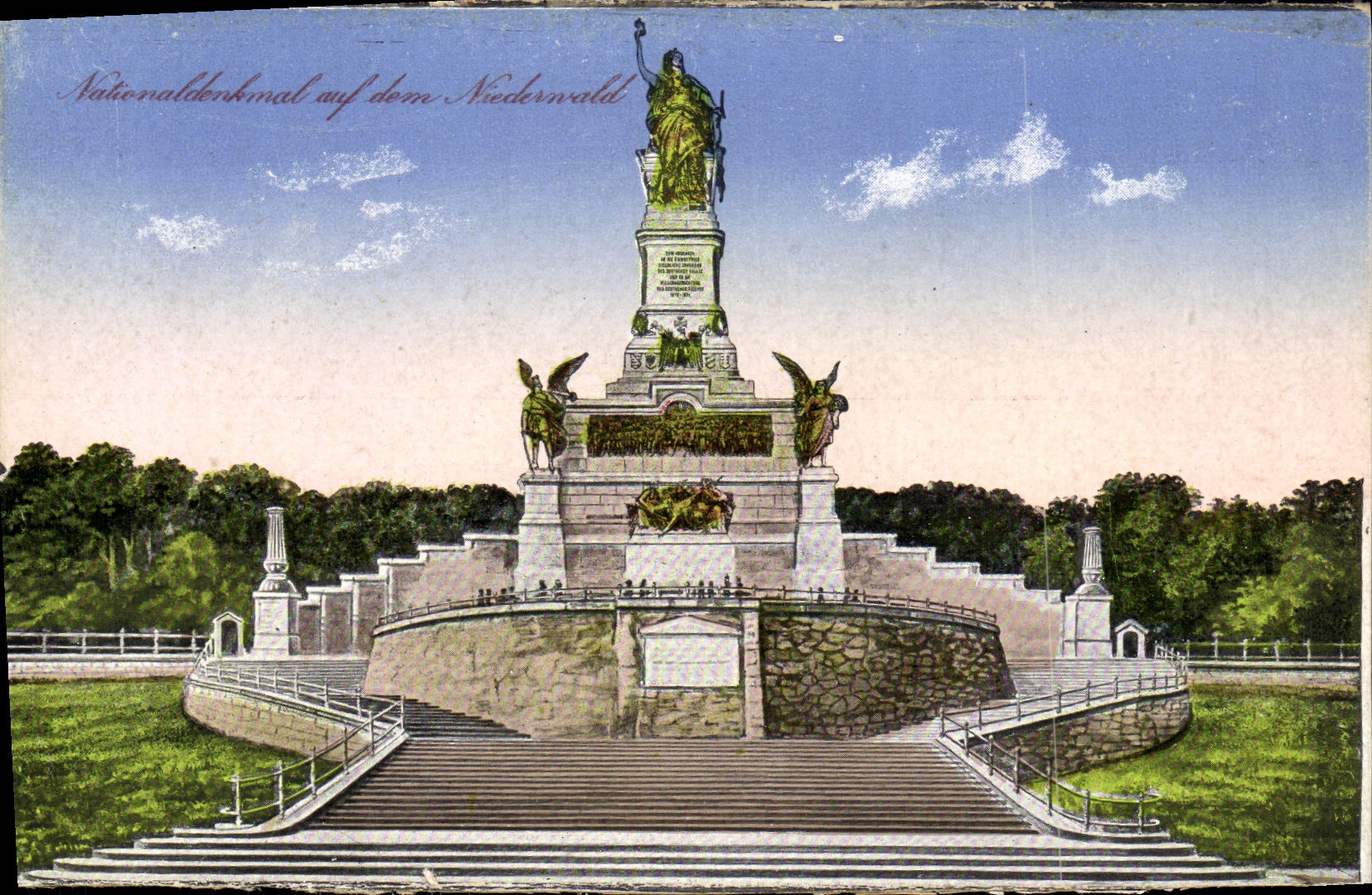 CPA Nationaldenkmal auf dem Niederwald