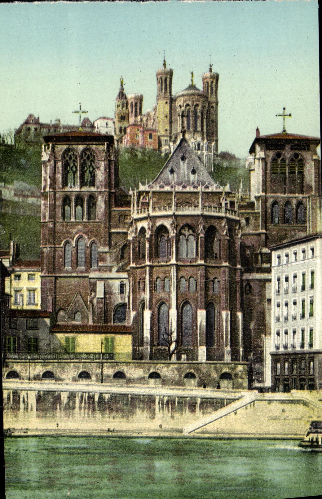 Lyon - Cathédrale Saint-Jean et l'Abside de Fourvière