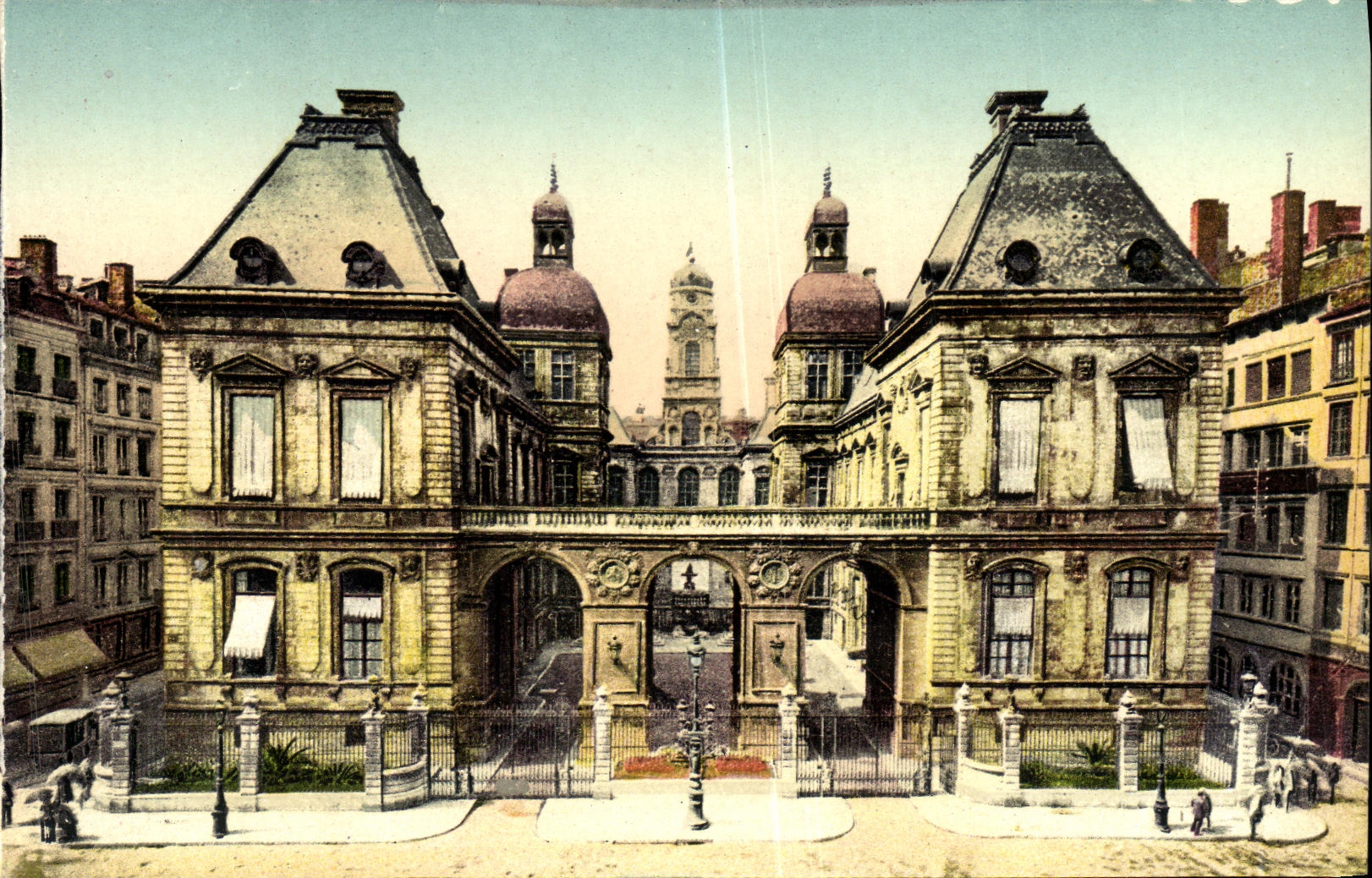 Lyon - Fassade des Rathauses - Place de la Comédie — Ansichtskarte Nr. 128