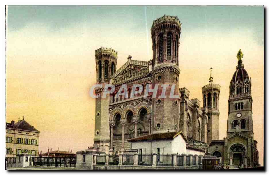 CPA Lyon Notre Dame De Fourviere et L Archeveche