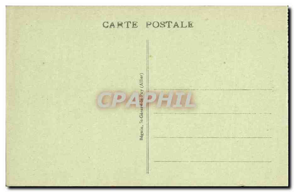 CPA Vichy La Tour de l Horloge Construite par Louis II de Bourbon — Verso