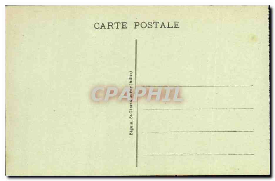 CPA Vichy Salle de Jeux du Casino — Verso