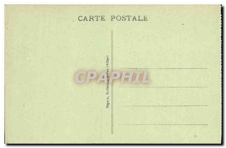 CPA Vichy Le Goif — Verso