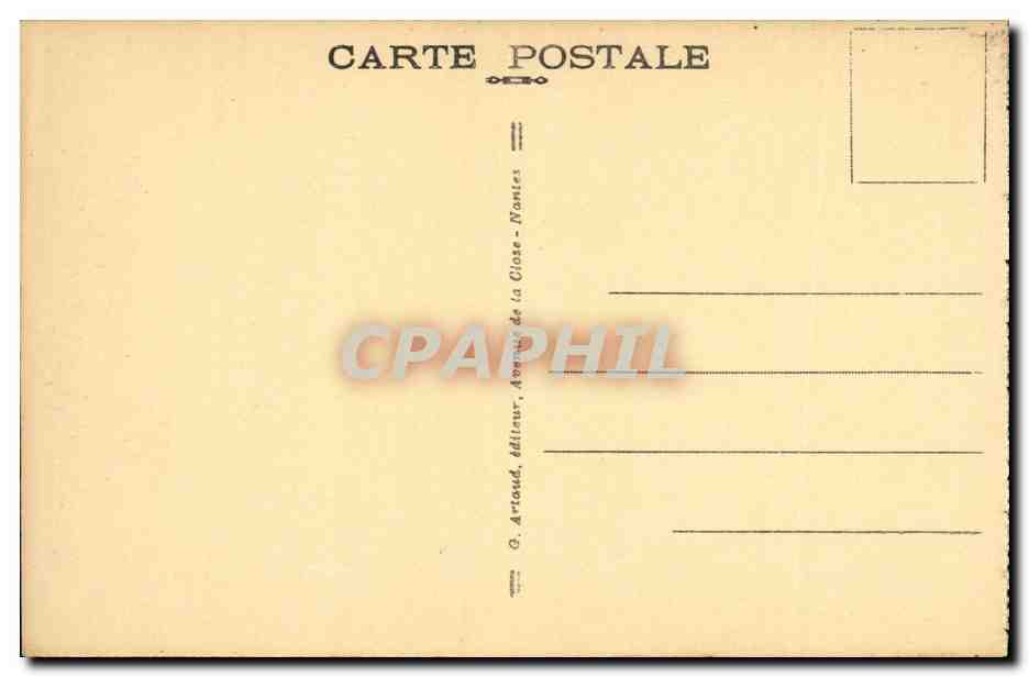 Lisieux — Allgemeiner Blick auf die Kapelle des Carmel und den Erinnerungssaal — G. Arloued, Verlag, Nantes — Rückseite