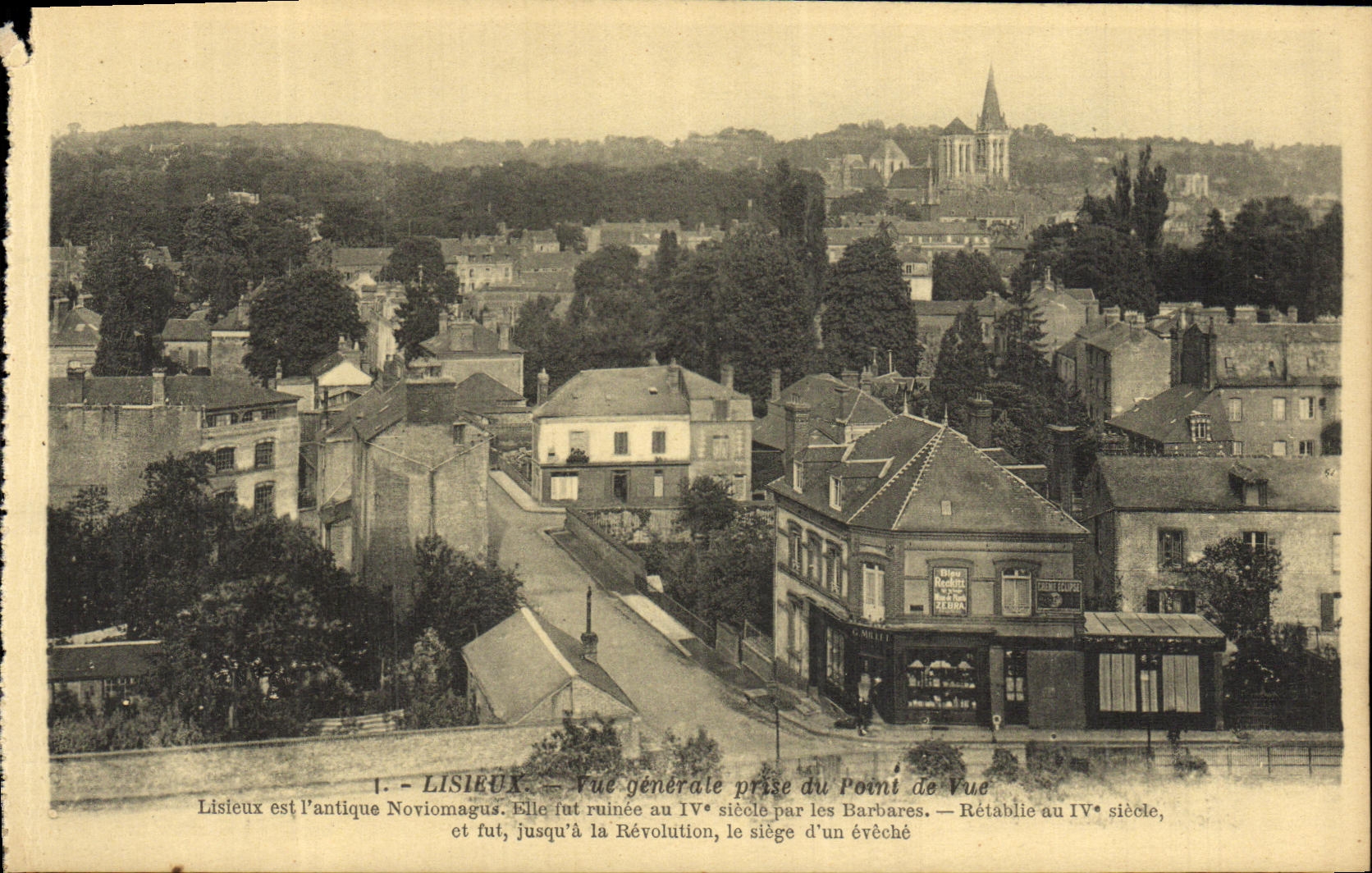 CPA Lisieux Vue generale prise du point de vue
