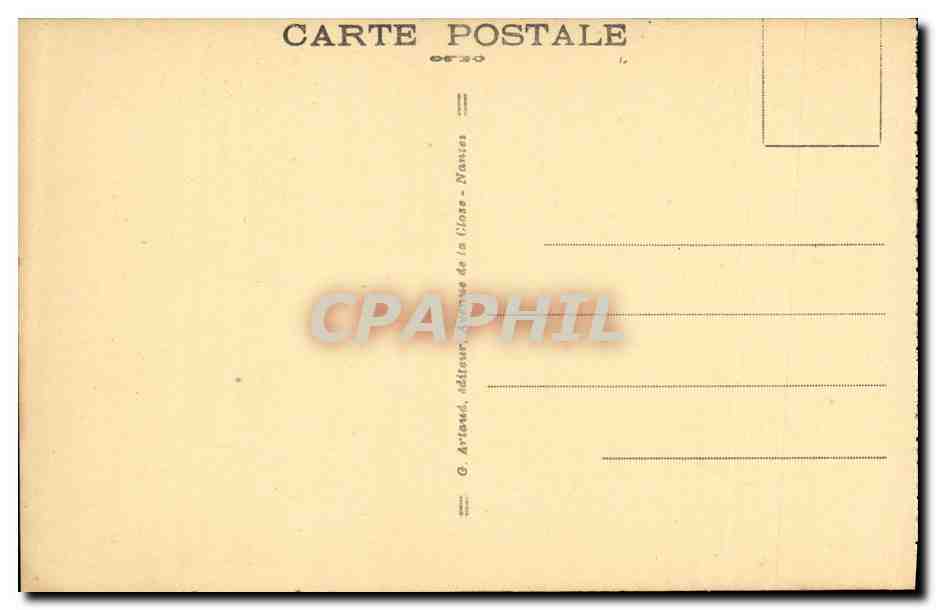 CPA Lisieux Vieilles Maisoms de la Place de la Halle au beurre — Back