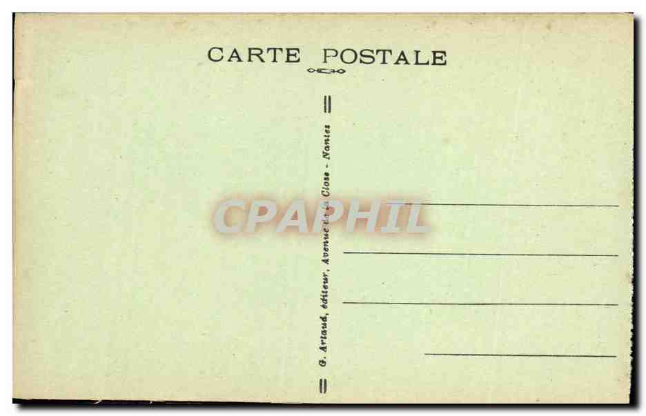 CPA Brest Le Port de Guerre et le Pont National Bateaux — Rückseite