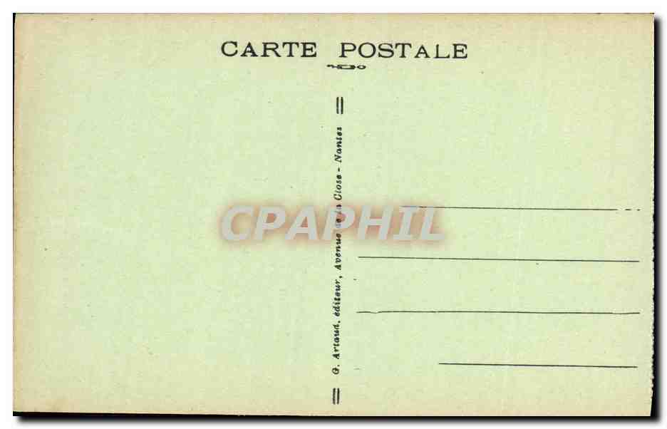 CPA Brest Le Pont Transbordeur et le Port de Guerre Bateaux — Rückseite
