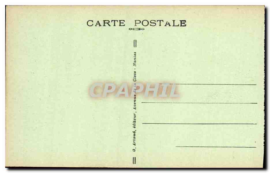 CPA Brest Le Goulet Entree de la Rade — Rückseite