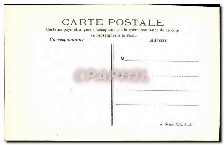 CPA Napoleon 1er en Grand Costume — Verso