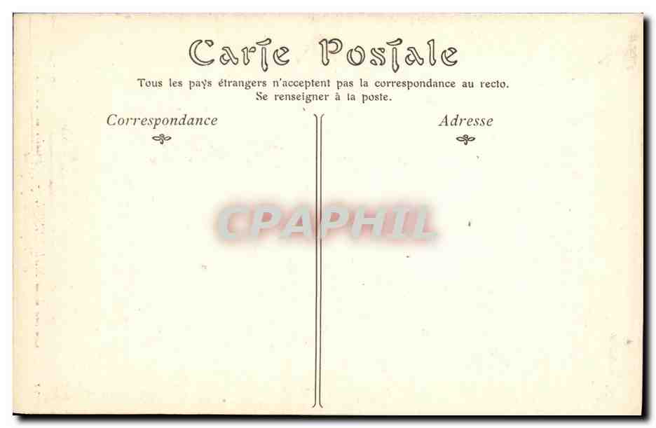 CPA Chateau de la Malmaison Necessaire de toilette de l imperatrice Josephine Napoleon  — Verso