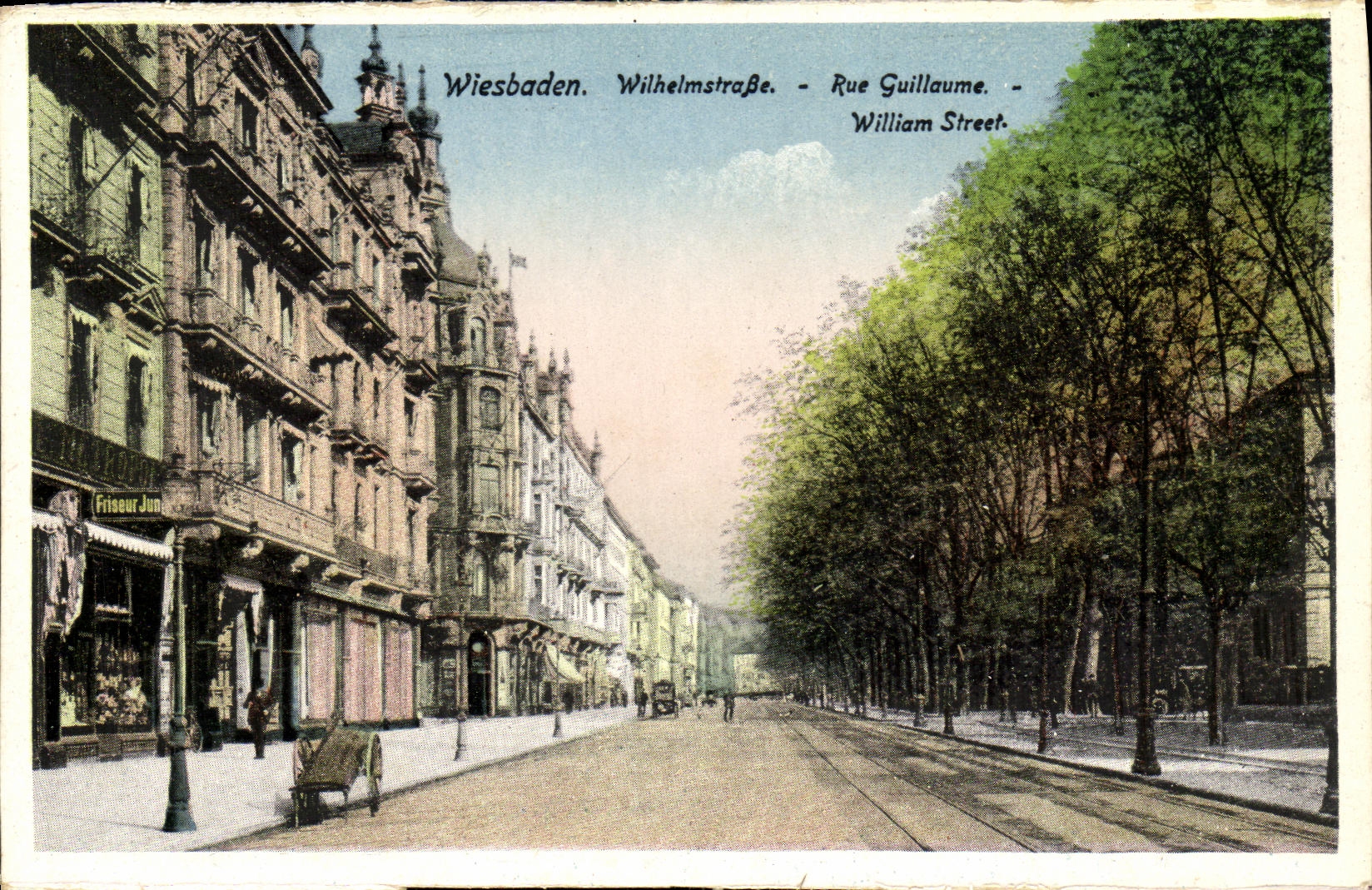 CPA Wiesbaden Wihelmstrabe Friseur Coiffeur