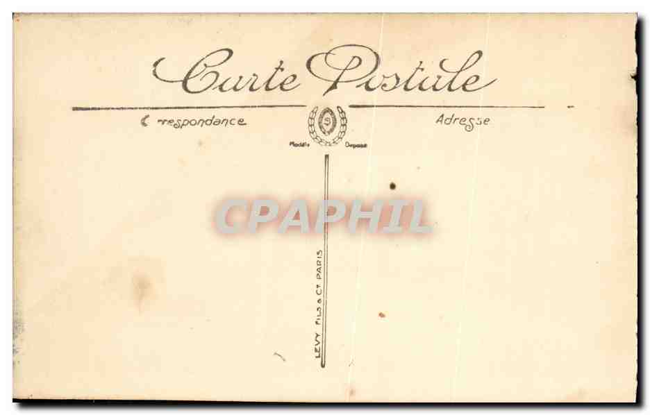 CPA Wimereux Le Pont du Chemin de Fer — Rückseite