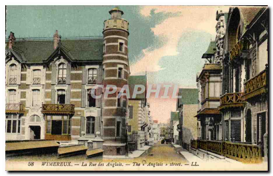 CPA Wimereux La Rue des Anglais The Anglais