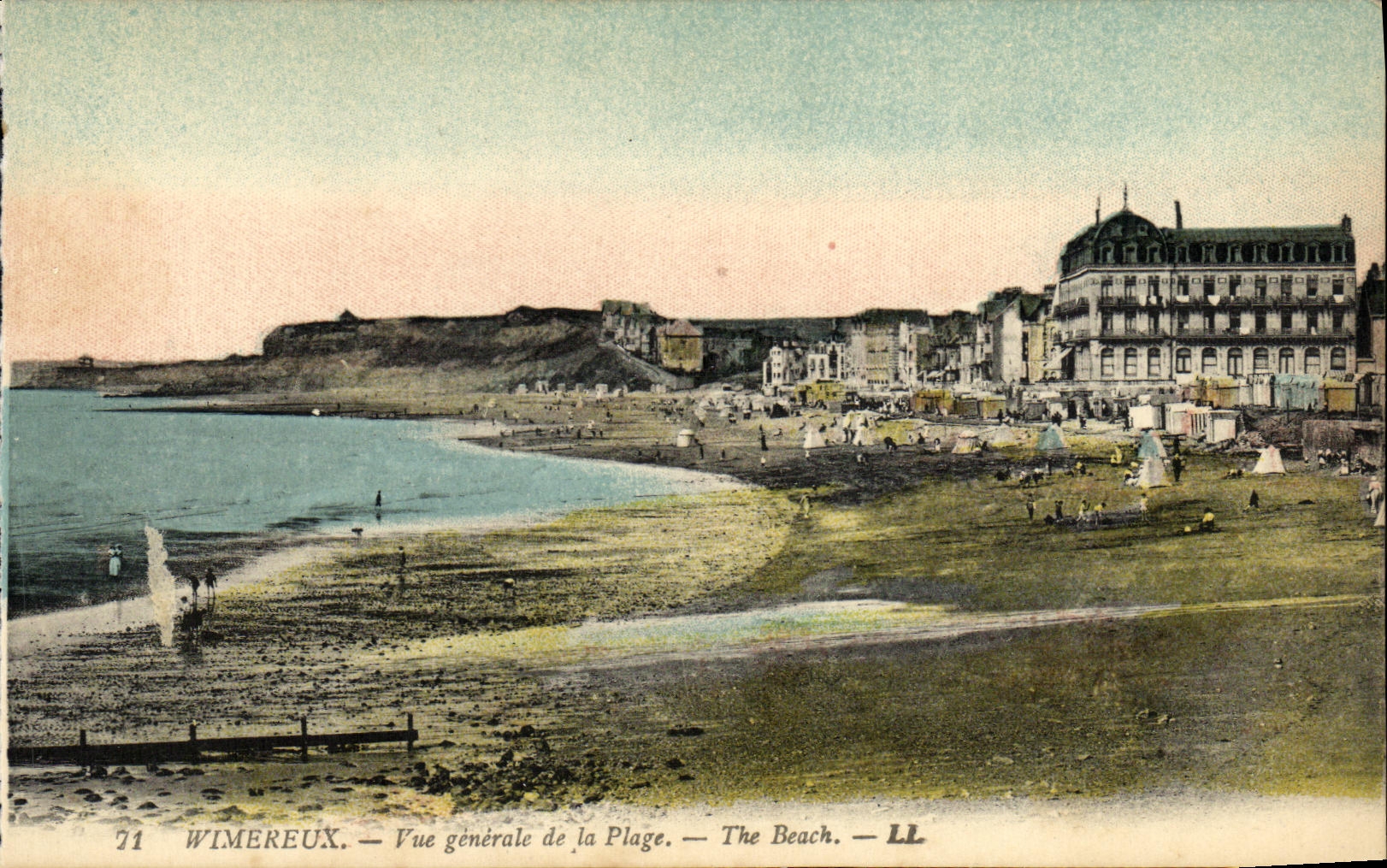 Wimereux — Vue générale de la Plage — LL