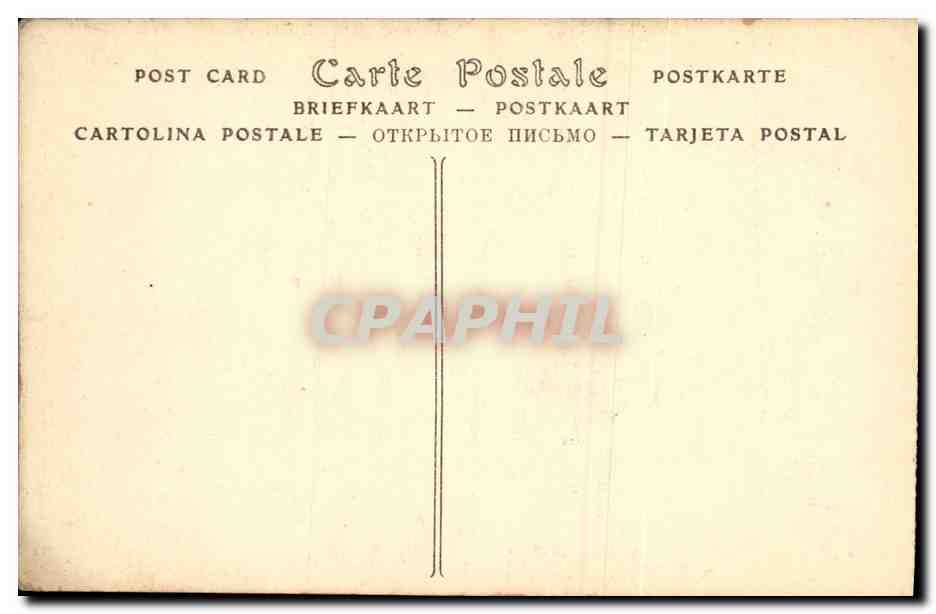 CPA Blois Chateau de Aile Francois 1er Gargouilles — Verso