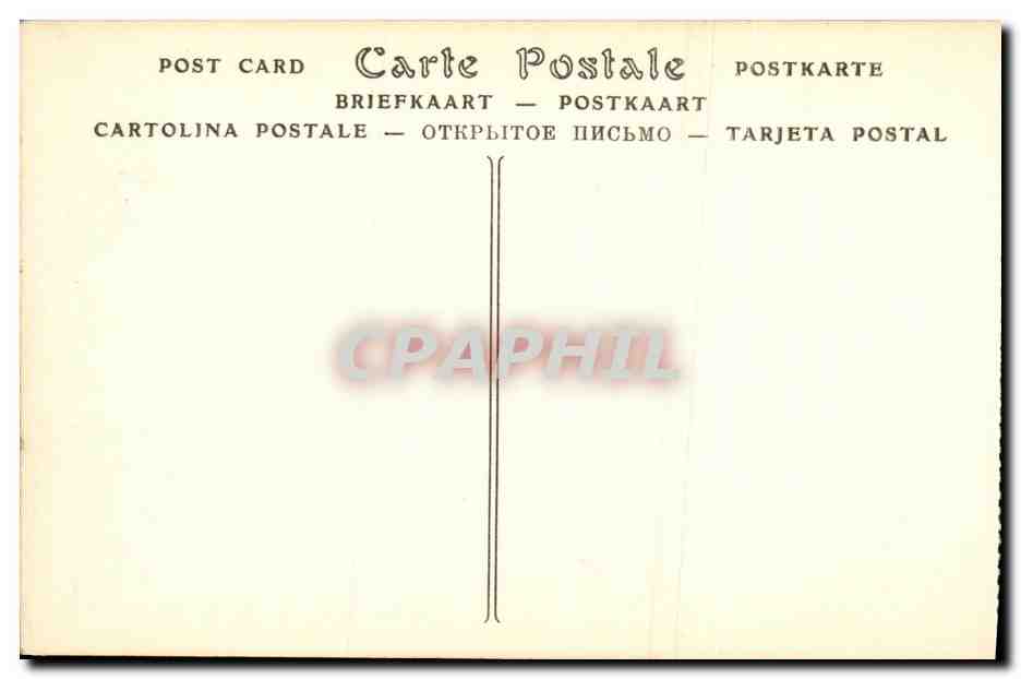 CPA Blois Chateau — Verso
