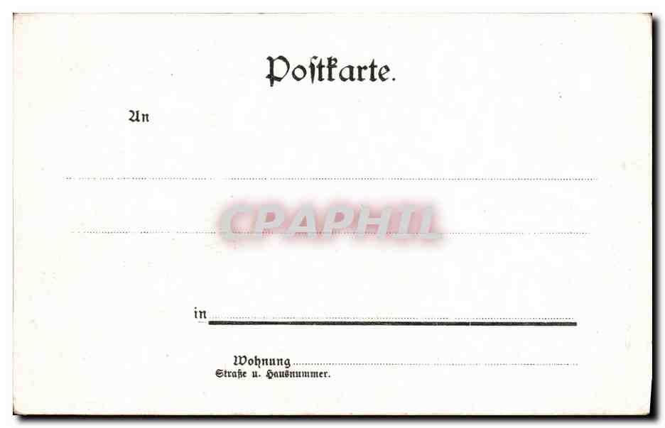 CPA Strasbourg Gruss — Verso