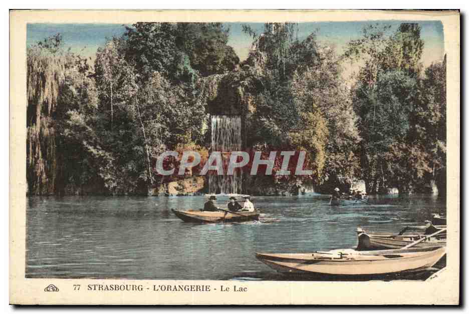 CPA Strasbourg L Orangerie Le Lac