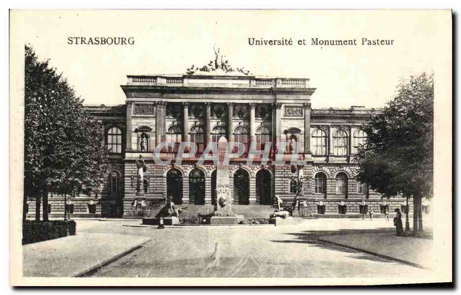 CPA Strasbourg Universite et Monument Pasteur