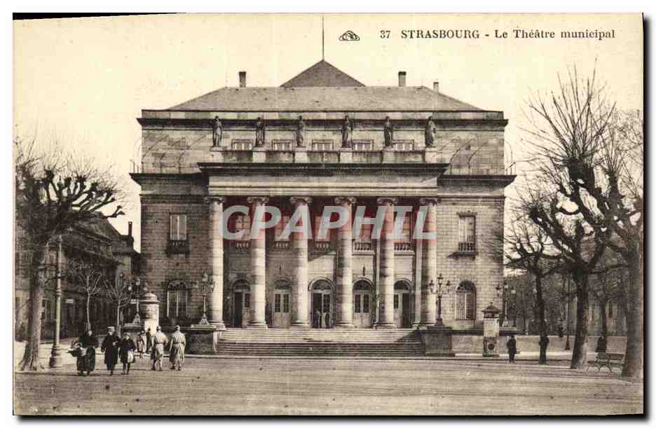 CPA Strasbourg La Theatre Municipal