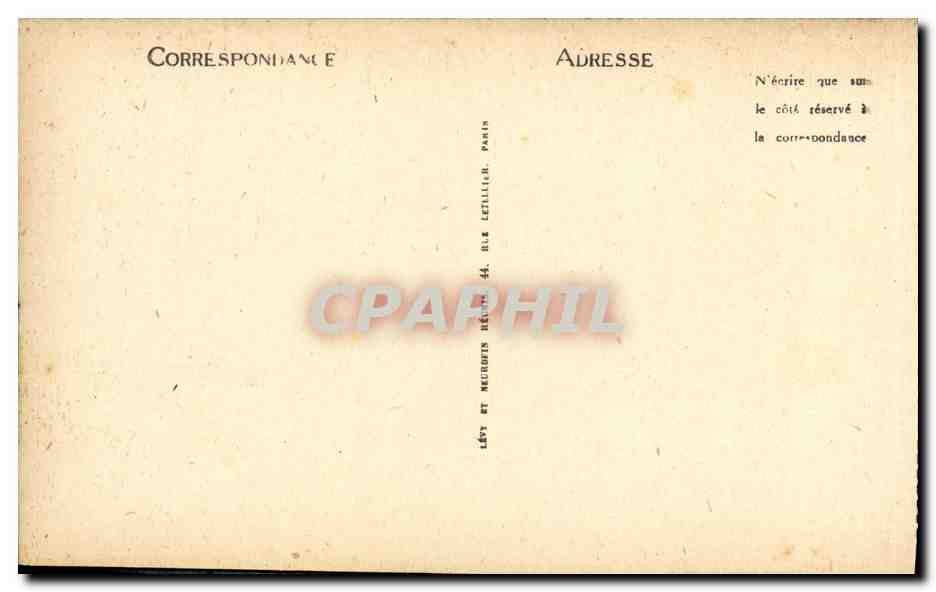 Antieke ansichtkaart Boulogne sur Mer La Plage Et Les Jetees — Achterkant