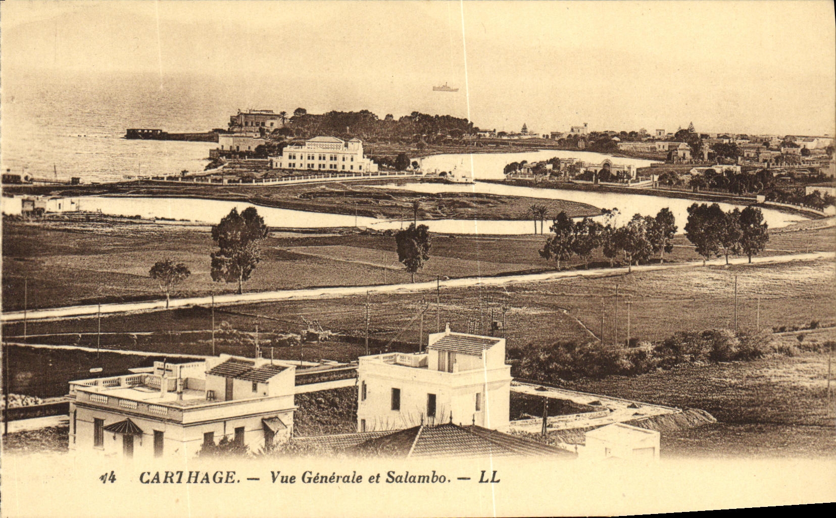 CPA Carthage Vue generale et Salambo