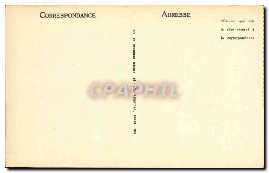 CPA Carthage L Amphitheatre — Rückseite