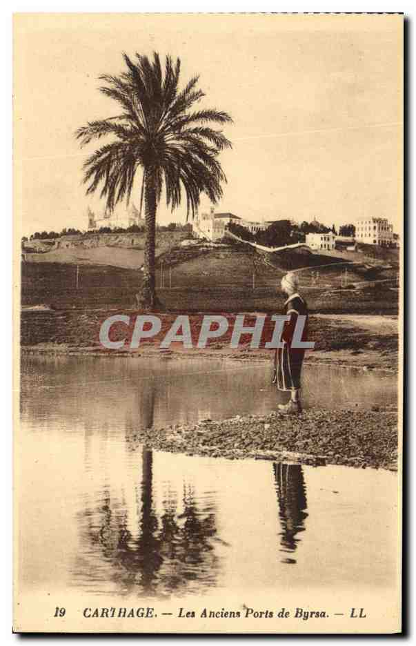 CPA Carthage Les Anciens Ports de Byrsa