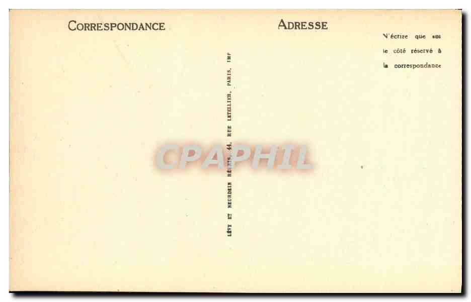 CPA Carthage Puits Romains — Rückseite