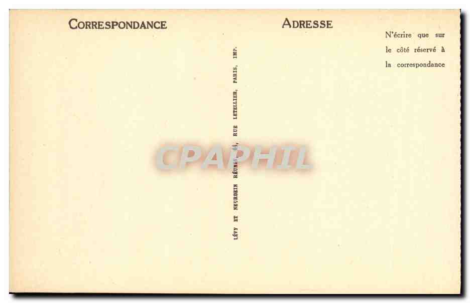 CPA Carthage Couvent des Peres Blance et la Cathedrale — Rückseite