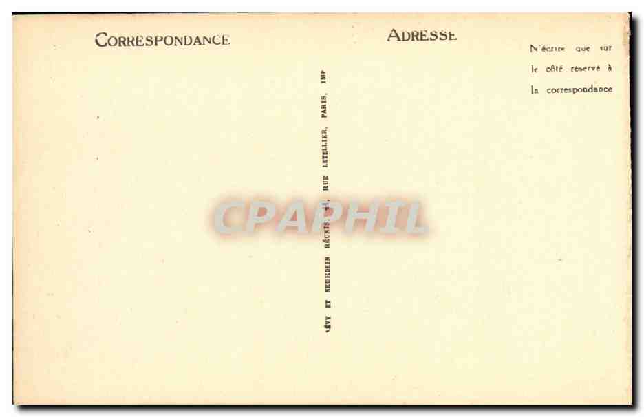 CPA Carthage Le Mausolee du Cardinal de Larigerie — Rückseite