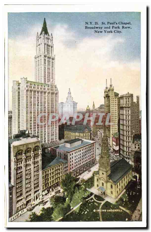 CPA St Paul and Park Row Buildings — Rückseite