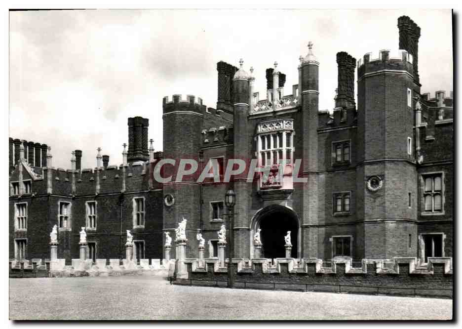 CPA Hampton Court Place Middlesex The great gatehouse and the bridge