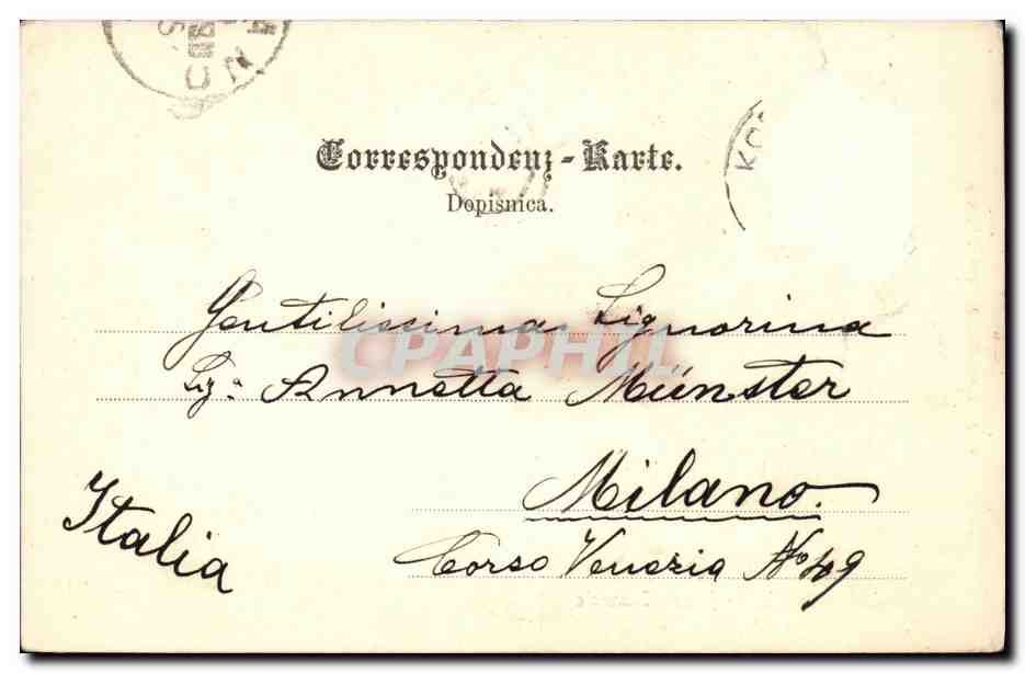 Obćinska ploka - Piazza Comunale — Korčula — éditeur Nikola Ivančević, n° 2517 — Reverso