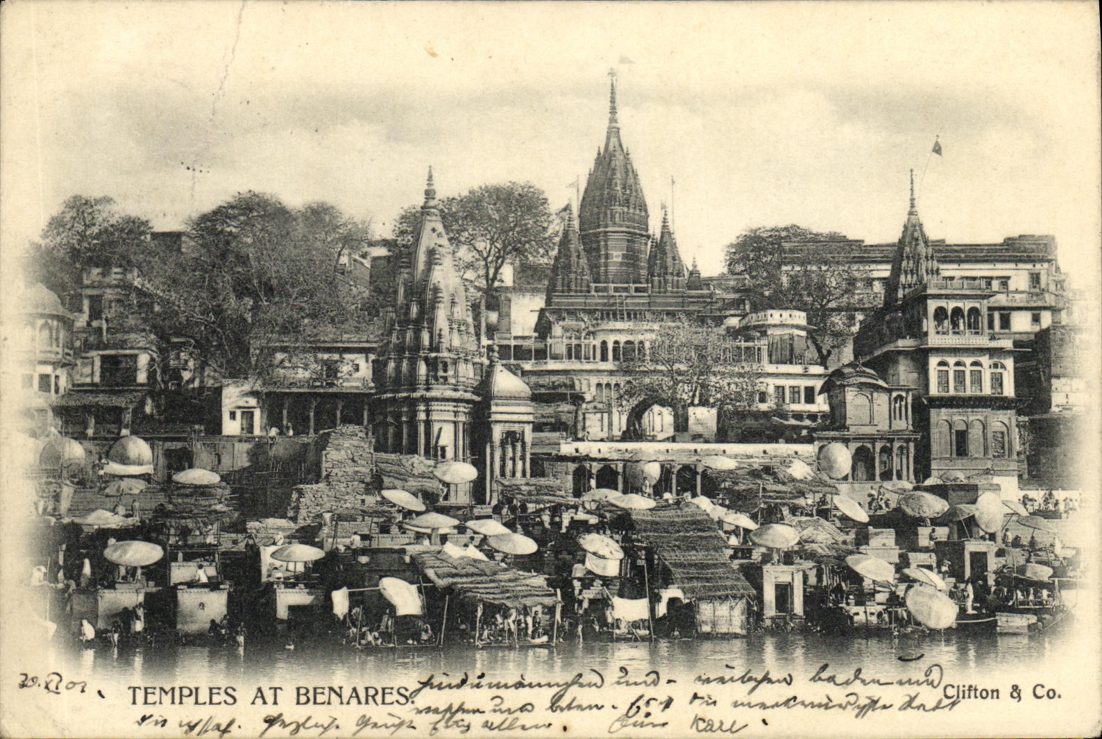 CPA Benares Temples 