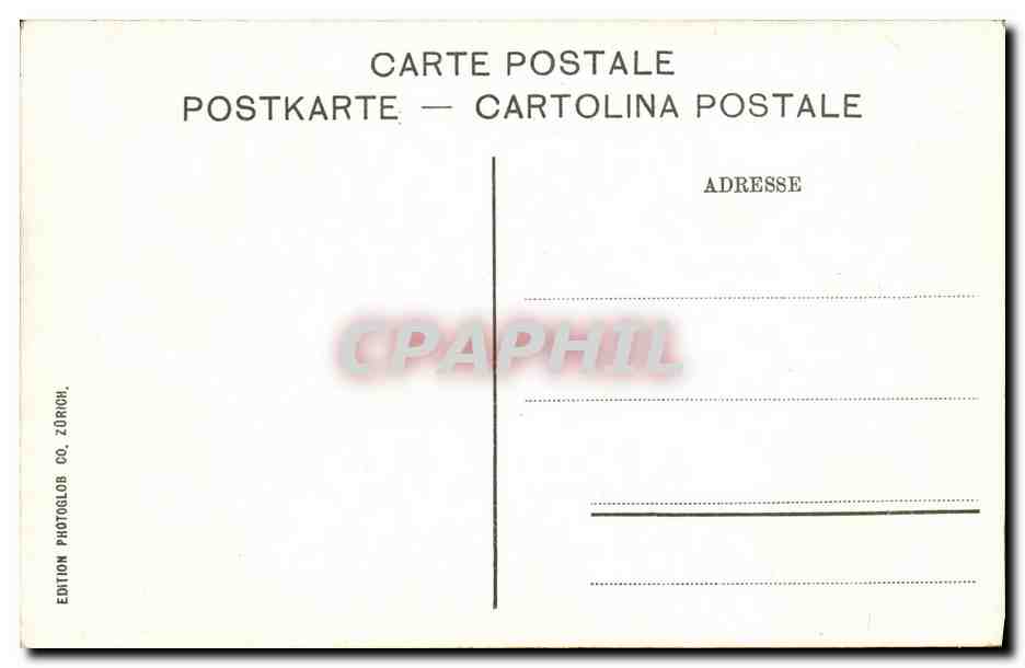 CPA Como — Rückseite