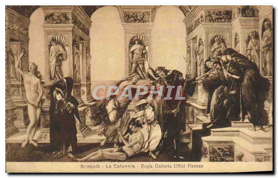 La Calunnia - Botticelli - Galleria degli Uffizi, Florence