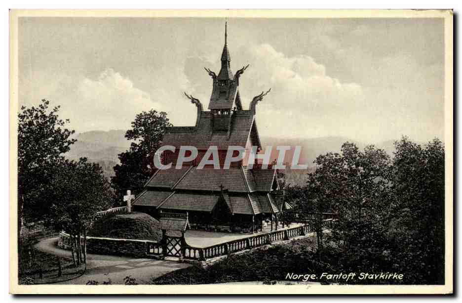 CPA Norge Fantoft Stavkirke