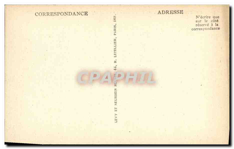 CPA Geneve La Jonction du Rhone et de L Arve — Verso