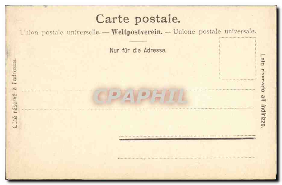 CPA Axenstein Blick auf Schwyz Und die Mythen — Rückseite