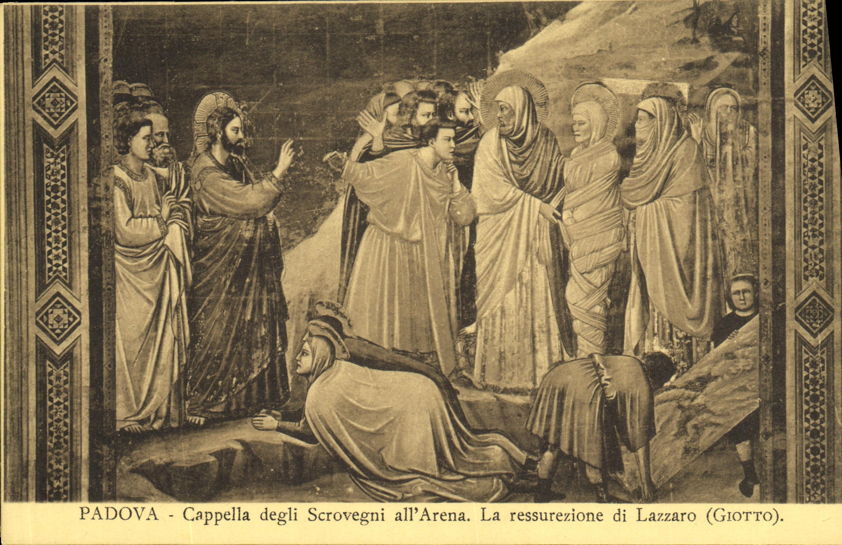 CPA Padova Cappella Degli Scovegni all Arena La Ressurezione di Lazaro