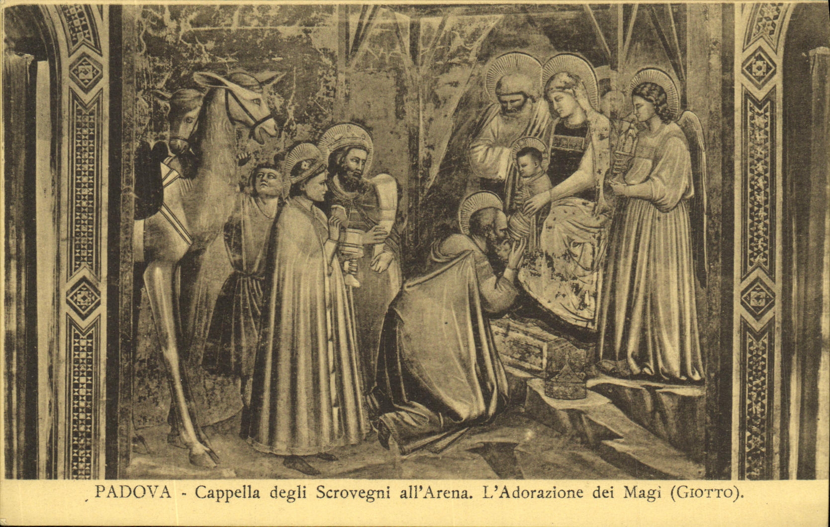 CPA Padova Cappella Degli Scovegni all Arena La L Adorazione dei Magi