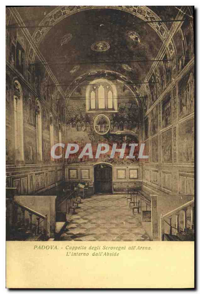 CPA Padova Cappella Degli Scovegni all Arena L Interno dall Abside