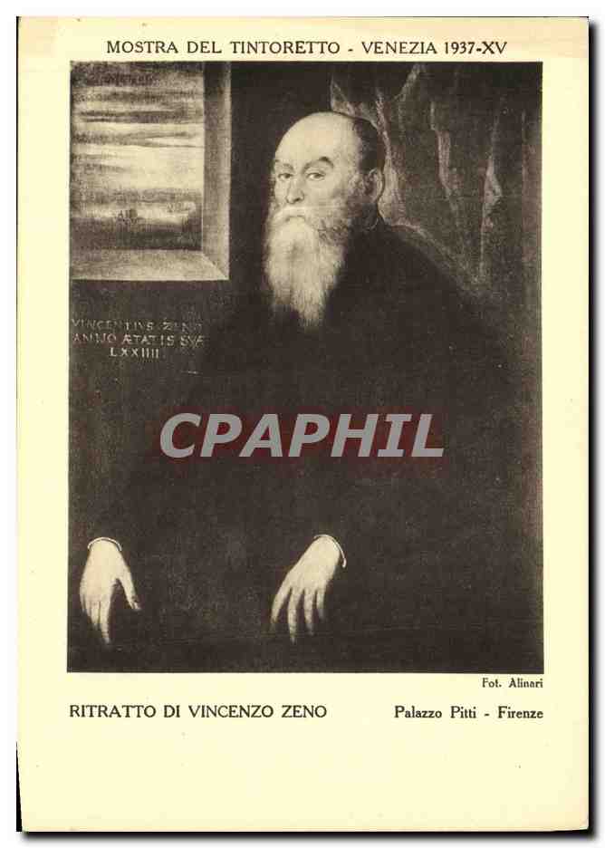 CPA Mostra Del Tintoretto Venezia Ritratto Di Vincenzo Zeno