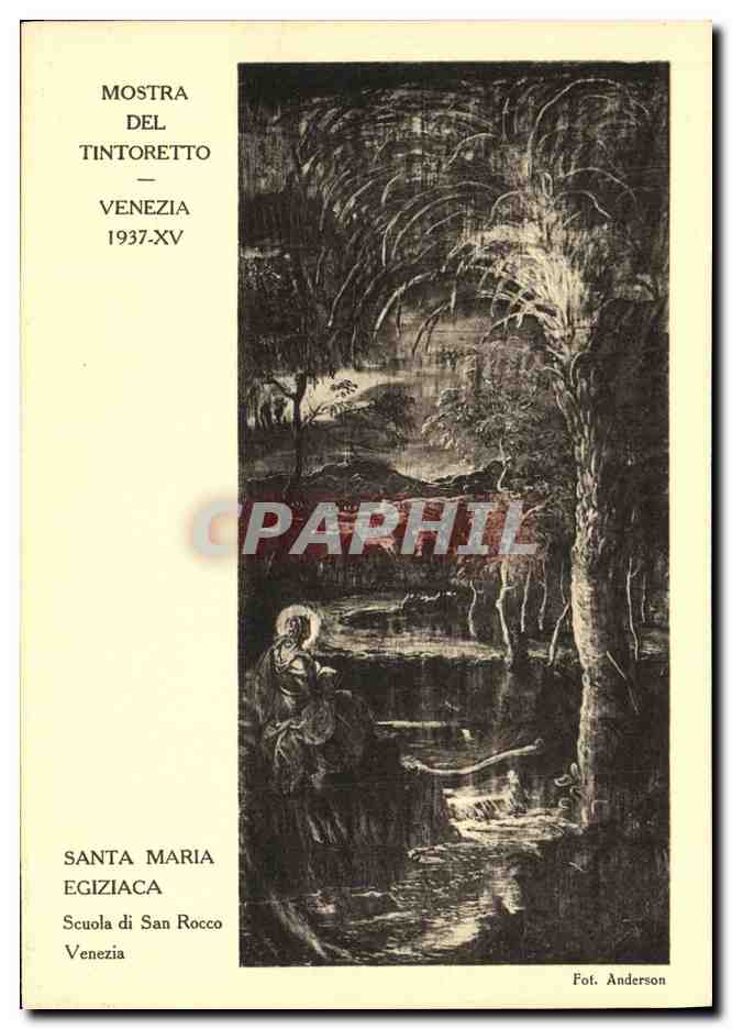 CPA Mostra Del Tintoretto Venezia Santa Maria Egiziaca