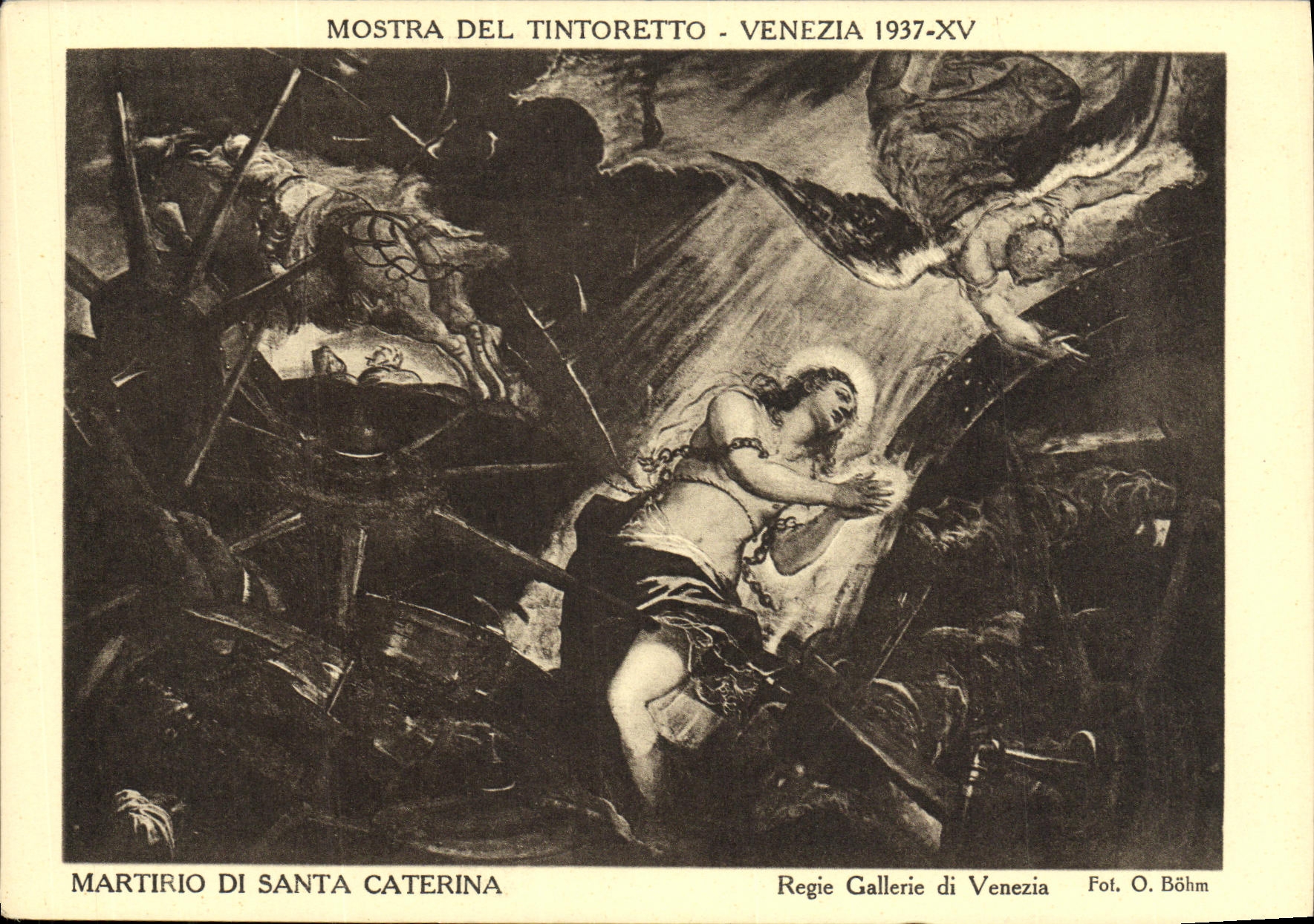 CPA Mostra Del Tintoretto Venezia Martirio Di Santa Caterina