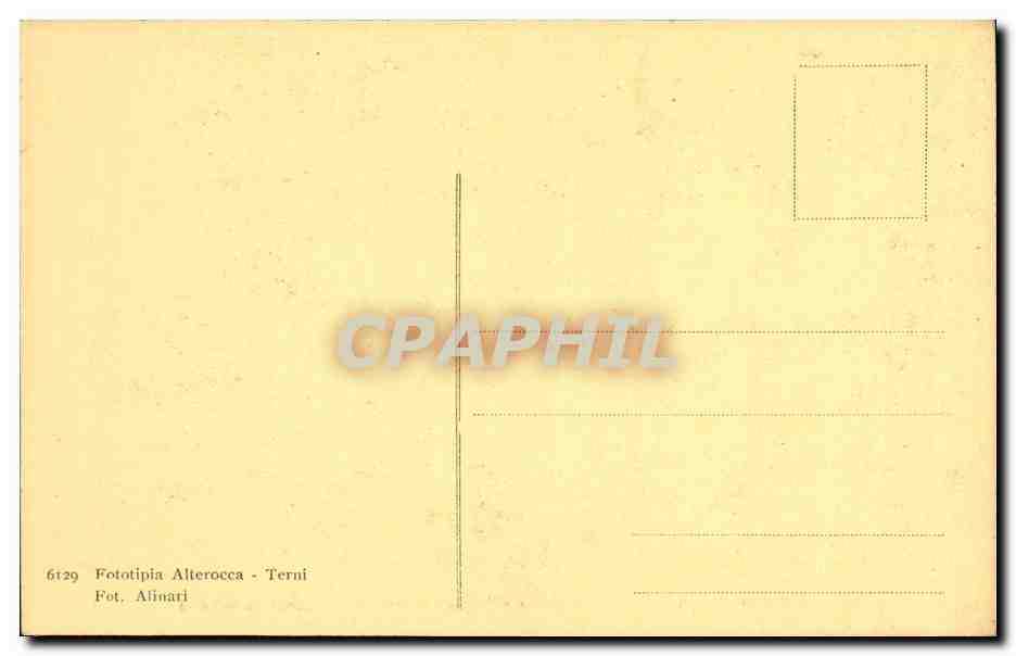CPA Lorenzetti La Vergine Col Bambino Santi Assisi — Verso